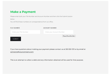 Collections MAX Payment Portal